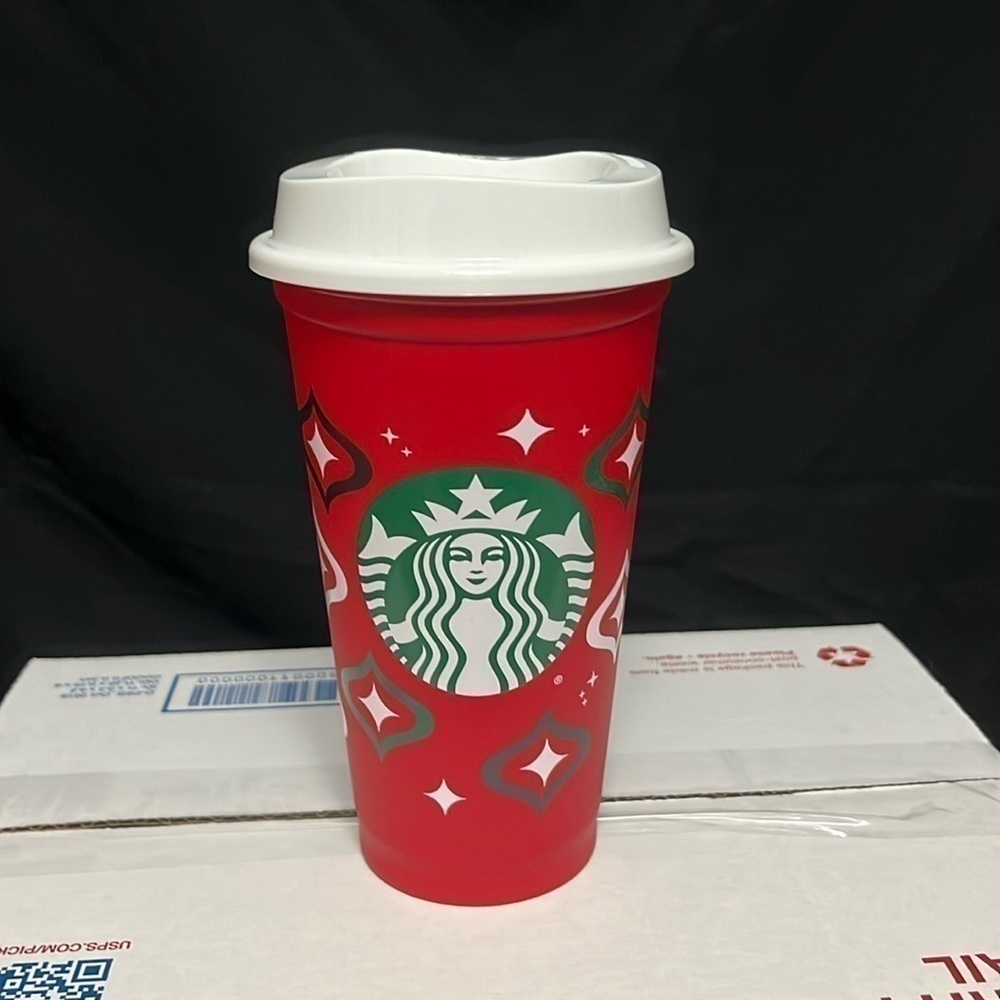 Starbucks- 2023 red plastic holiday cup